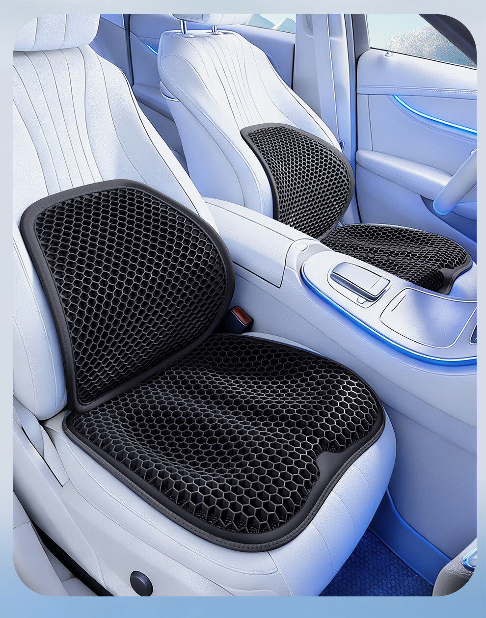 GREAT LIFE Car Lumbar Support Breathable Summer Waist Cushion Seat Backrest for Driver 14