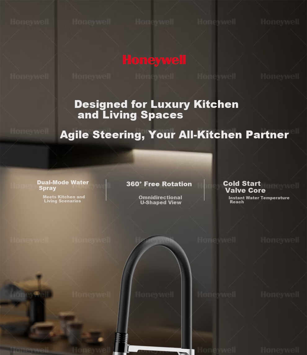 Honeywell Kitchen Silicone Magnetic Faucet Single Handle Hot and Cold Dual Control Zinc Alloy Chrome Plated Sink Faucet CCX01B 1