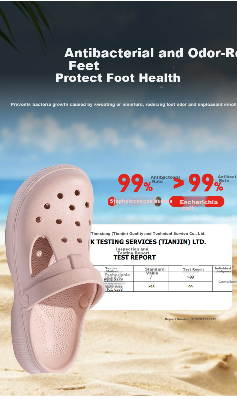 Coqui Women's Outdoor Casual Beach Sandals Breathable Soft Elastic Thick Sole Pink Size 37-38 CQ2586 4