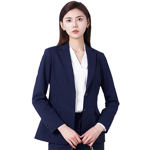 ROMON Women's Professional Blazer Simple Elegant Business Commuter Versatile Suit Jacket High-End Feel