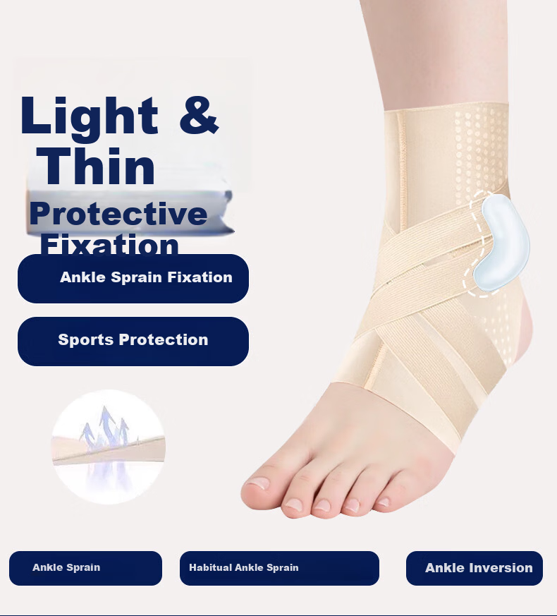 CABANIS Medical Summer Ultra-Thin Ankle Brace, Prevents Sprains And Ligament Injuries, Wearable Medical Shoe, Ankle Joint Fixation Brace, Protective Gear 1