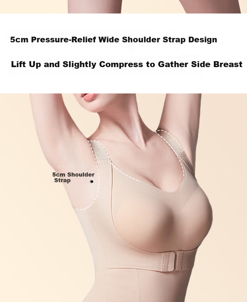 Tingmei Black Bandage Shaping Bodysuit Strong Abdomen Control Hip Lift One-Piece Waist Slimming Body Shaper Skin Care 13