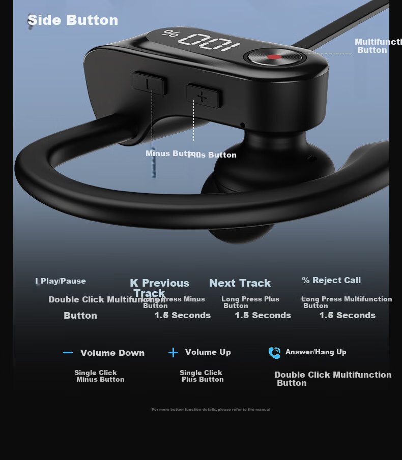 Mishuai Benlei 520 Gift Bluetooth Neckband Wireless Sports Noise-Cancelling Earphones 2026 New Model Compatible with Huawei and Apple Phones 16