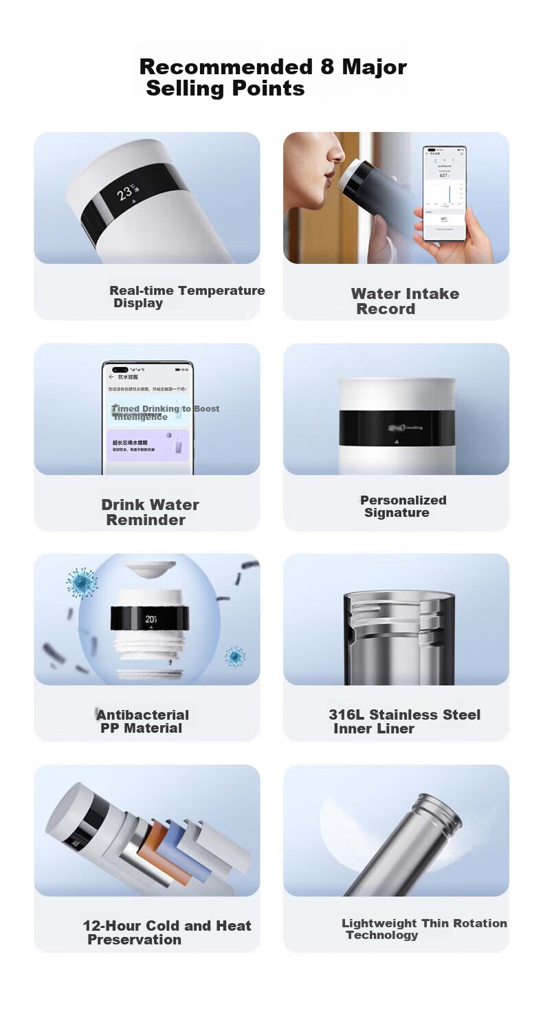 Hongmeng Smart Choice Haers Tea Separation Insulated Cup Compatible with Huawei Smart Life Star Flash Tea Brewing Cup 520 Gift for Men and Women 1