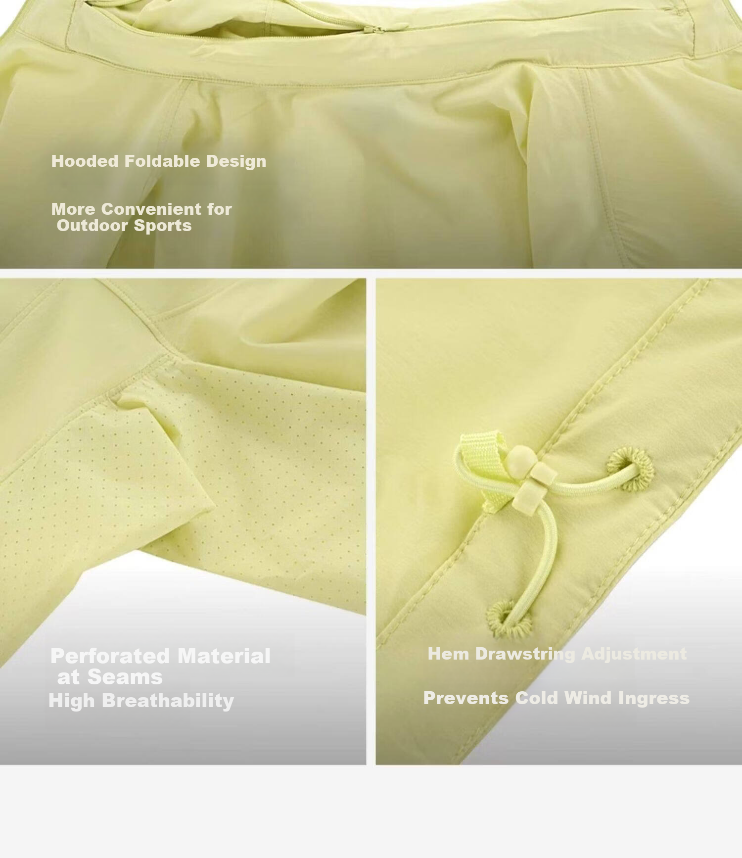 TOREAD Sun Protection Outdoor Sports UV Protection Skin Jacket High Elasticity Water-Repellent Breathable Summer Coat Micro Light Green S 4