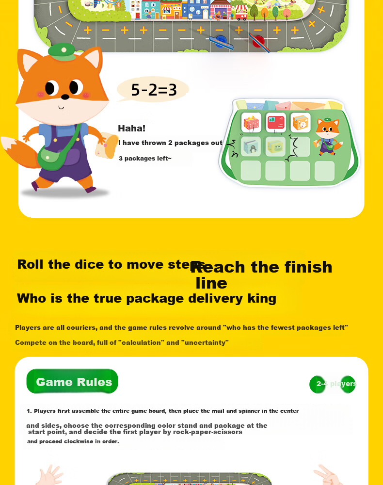 Pinwheel Children's Board Game for Ages 3-6, Number Sense Enlightenment And Thinking Training, Math Gift, Educational Toy, Little Postma 3