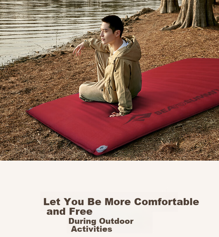 SEA TO SUMMIT Self-Inflating Sleeping Pad Outdoor Camping Mattress Ultralight Portable Moisture-Proof Thickened Mat 5