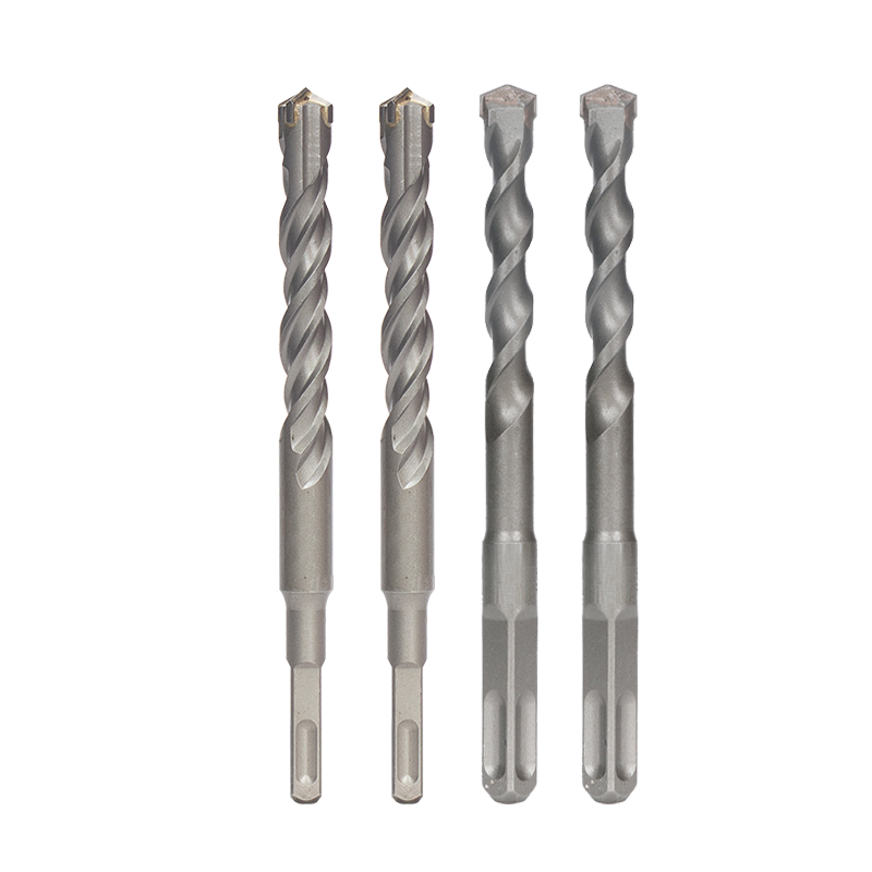 Jintian Square Shank Four-Flute Rotary Hammer Drill Bit Concrete Rebar Drilling 6x140mm Cross Four-Blade [Square Shank]