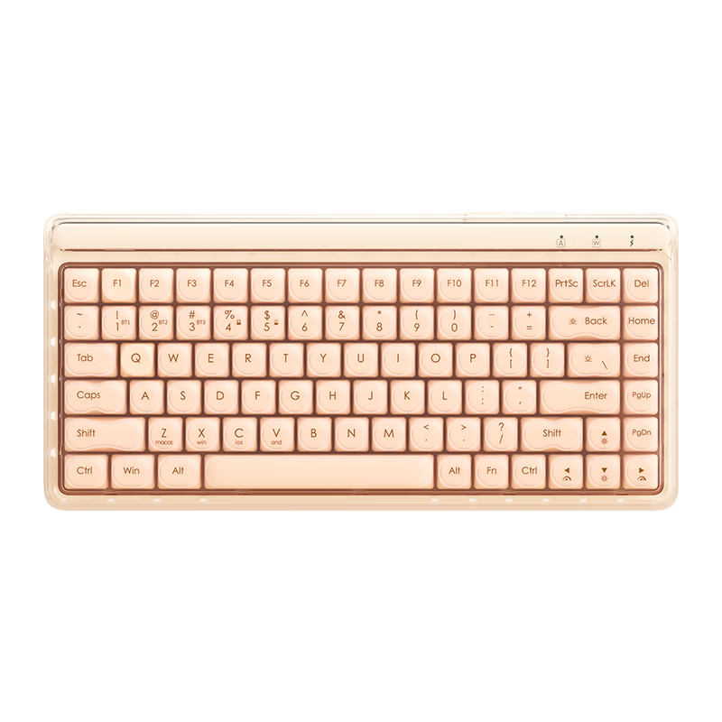 B.O.W Hangshi K84 Wireless Bluetooth Keyboard with Three-Mode Backlight for Laptop and Desktop - Foundation Liquid