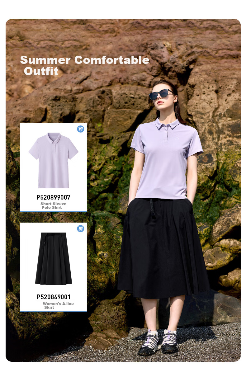 JEEP Women's Short Sleeve Polo Shirt UPF50+ Sun Protection Quick-Dry Outdoor Casual Breathable T-Shirt 6