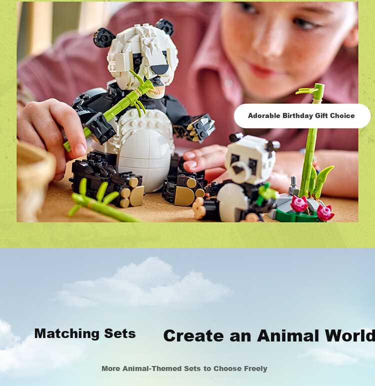 LEGO Building Blocks 31382 Cute Animals: Playful Puppy Boys Girls Kids Toy Gift New Year Decoration 8
