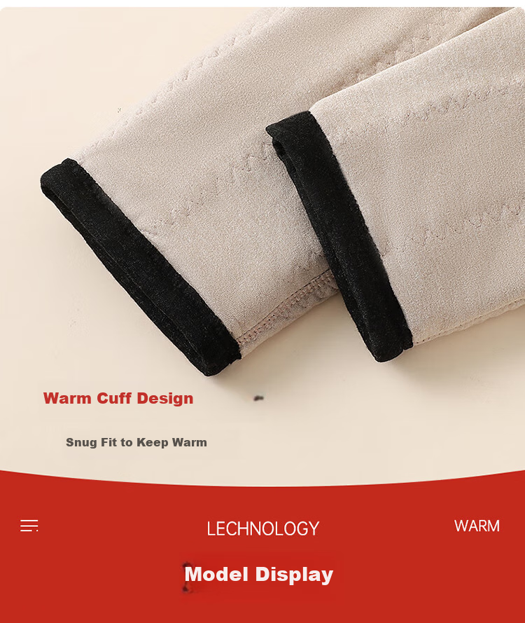 LangSha Autumn New Men's Cotton Pants Winter Thickened Fleece Warm Leggings Extra Thick Knee Protection Middle-aged Wool Pants Northeast Style 19