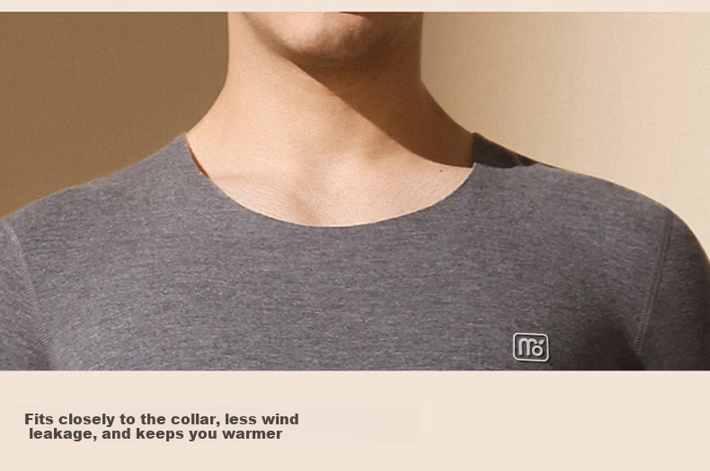 Modal [2 Sets Tencel] Men's Thermal Underwear Set Fleece Thickened Seamless Heat Retaining Autumn Winter Long Johns 21