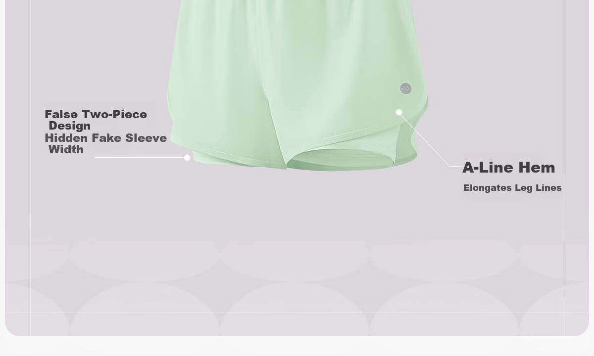 361° Women's Sports Running Shorts Anti-Exposure Yoga Layered Fitness Shorts 3