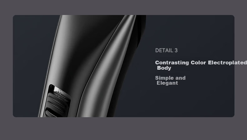 Qiman Professional Hair Clipper Electric Hair Trimmer Upgraded 2-Speed Power Men's Home Barber Haircut Tool 25
