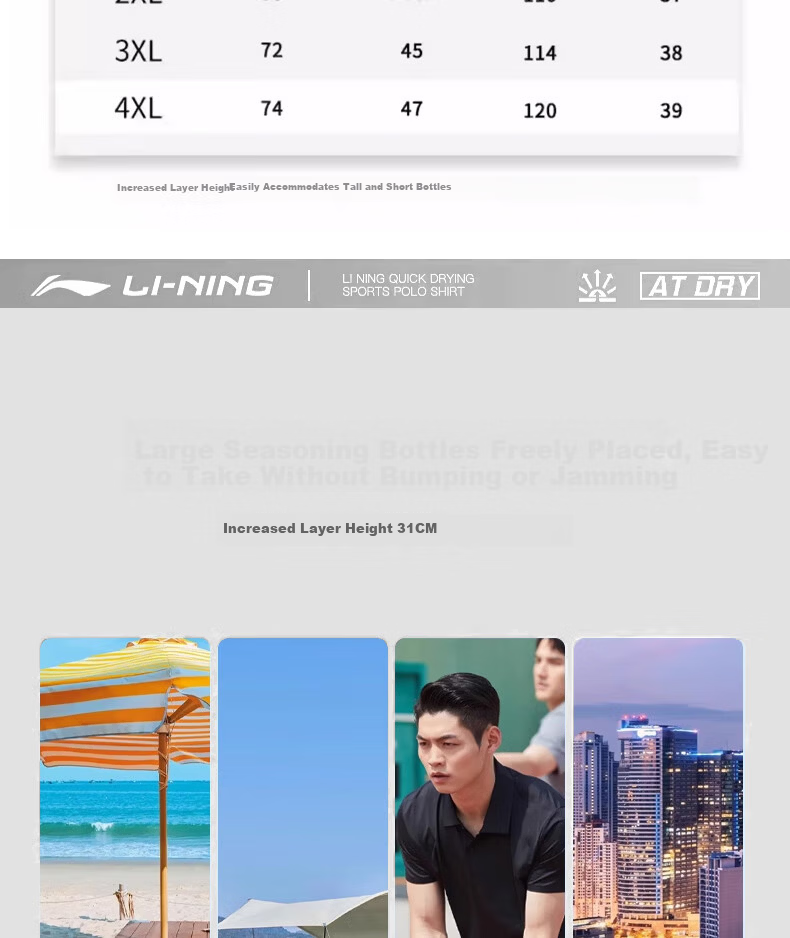 Li-Ning Polo Shirt Short Sleeve for Men, 2025 New Style T-Shirt, Summer Quick-Dry Collared Sports Business Wear, Customizable Black 9