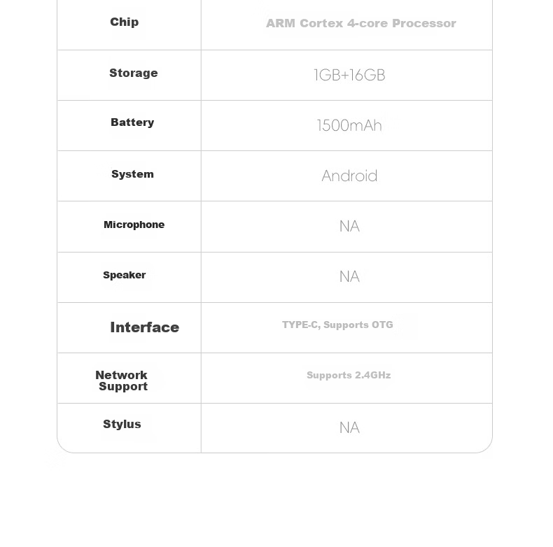 AOC Ink Screen E-Reader 10.3 Inch Handwriting E-Book Electronic Notebook Smart Office E-Reader Meeting Notes Tablet 10W2 15