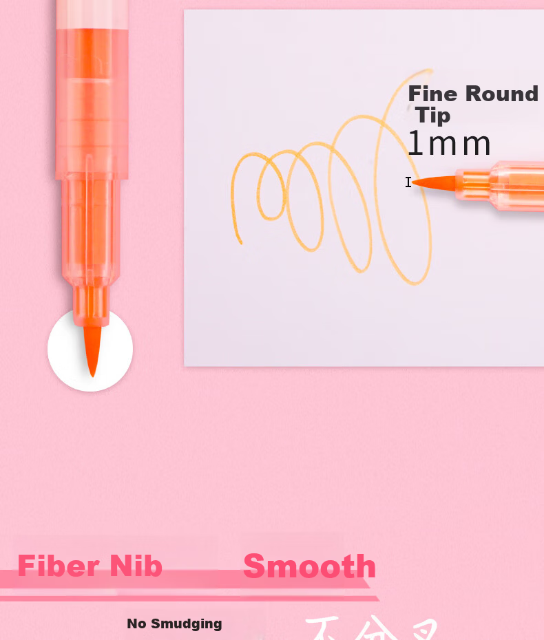 Licao 24-Color Mixed Glitter Gel Pens, Sparkling Glow Glitter Gel Pens for Journals, Kids' Shiny Color-Changing Fluorescent Sand Pearlescent Drawing and Doodling Pens 4