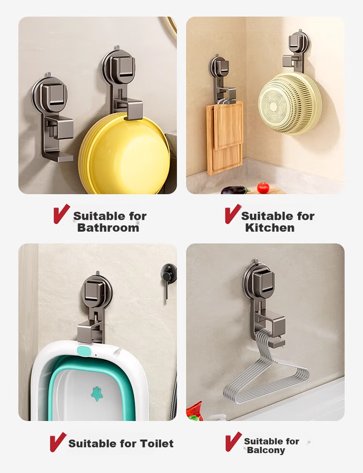 Xinpei Stainless Steel Wall-Mounted Hook for Bathroom Sink, No Drilling Required, Storage Rack for Washbasin And Bathtub 19