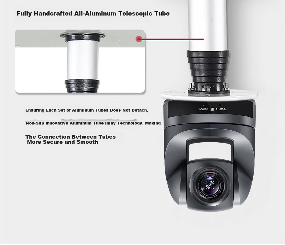 Shenghua Shitong Electric Lifting Ceiling Mount Rod Video Conference Camera Projector Lift Remote Control Bracket Electric Telescopic Stroke 1.5m SH-EC100-1.5 7