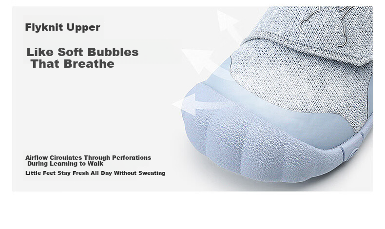YEEHOO Baby Toddler Walking Shoes Spring Summer New Boys Girls Non-slip Functional Soft Sole Sports Shoes 6