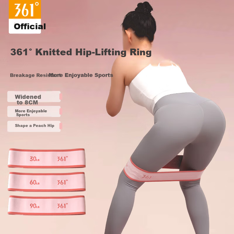 361° Yoga Resistance Band Elastic Fitness Glute Trainer Hip Lifting Stretching Loop Squat Pull Band for Women