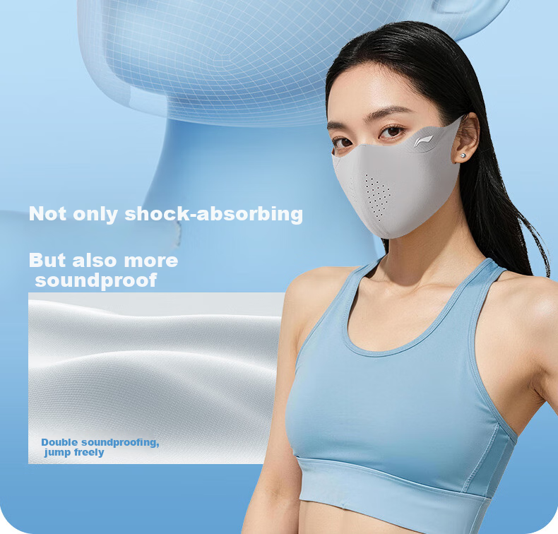 Li-Ning Sun Protection Face Mask for Men And Women, Ice Silk UV-Resistant 3D Sunshade Mask for Running, Cycling, Breathable with Eye Corner Protectio 13