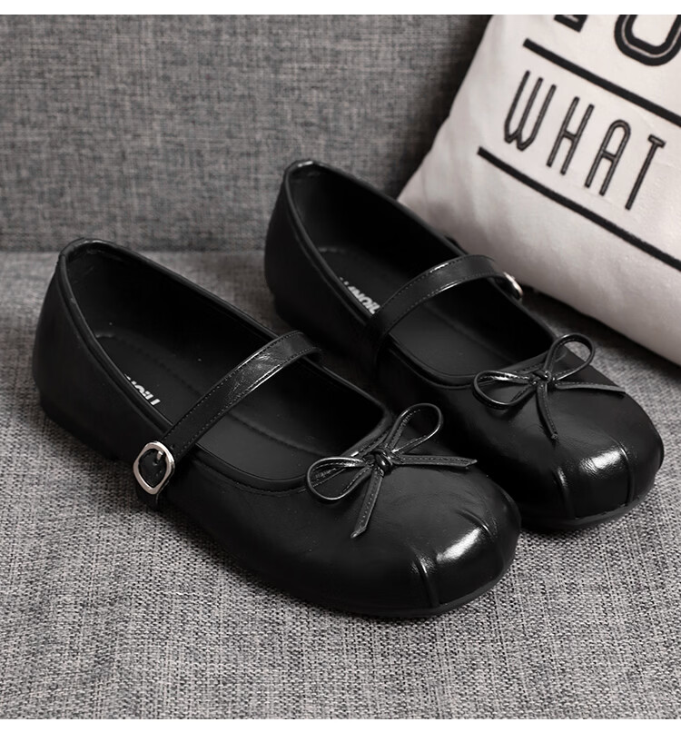 HUANQIU Silver French Style Ballet Mary Jane Flats for Women Summer Breathable Height Increasing Soft Sole Dress Shoes 20