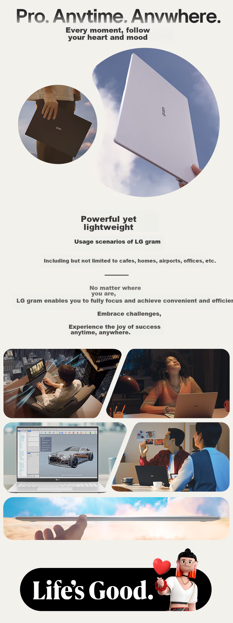 LG gramPro 16-inch Dedicated Graphics Lightweight AI Laptop 32GB+1TB (2nd Gen U7/RTX 5050/144Hz 16Z90TR-E.AL88C) 15