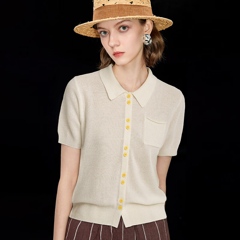 Wudao Women's High-End Short Sleeve T-Shirt 2026 New Fashionable Summer Top