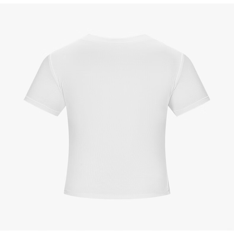 Charles Heart Summer Simple Cute Dachshund Print Short Sleeve Slim Fit T-Shirt White XF 20