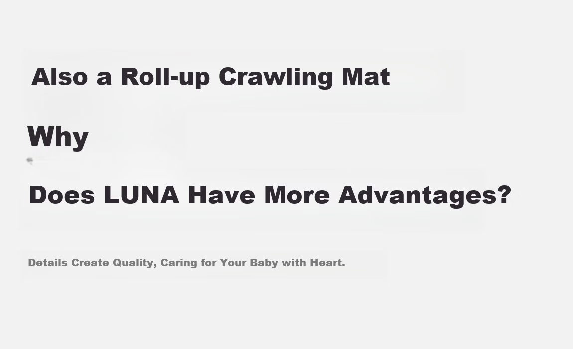 LUNASTORY Baby Crawling Mat Infant Play Mat Double-Sided Printed XPE Children's Picnic Mat 180*150*2cm 4