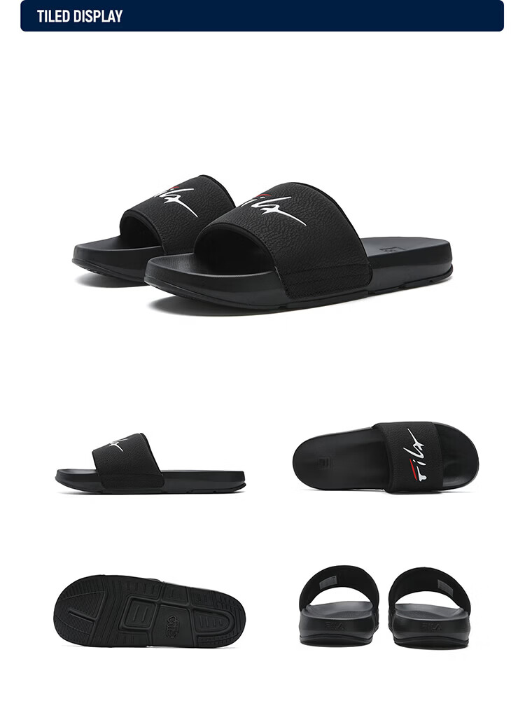 FILA Drift Boat 2 Men's Sports Slippers 2026 Summer New Casual Men's Sandals 27