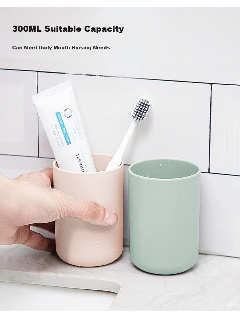 Xingfang 304 Stainless Steel Mouthwash Cup, Double-Layer Insulated Toothbrush Holder, Tooth Mug for Students And Couples, Home Use 3