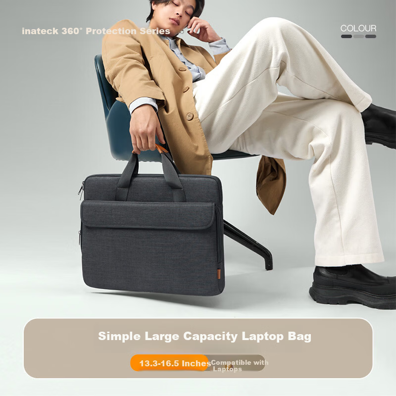 Inateck Laptop Bag Notebook Briefcase Men’s Commuter Travel Business Bag for MacBook Apple Gaming Laptop