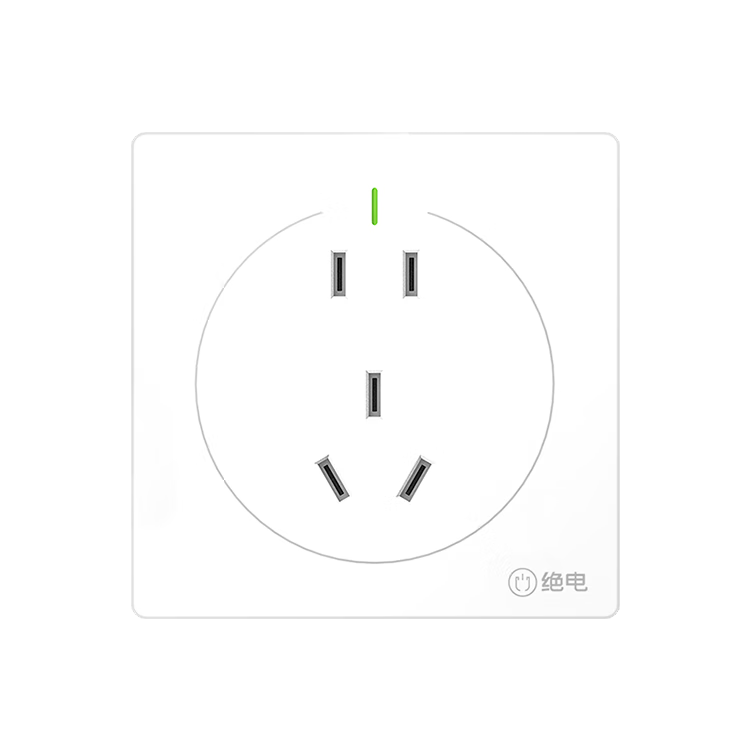 Juedian Waterproof Switch Socket, New National Standard 86-Type Panel, Concealed 10A Five-Hole Wall Plug, Kitchen And Bathroom Splash-Resistant, International IP68 Grade, Matte Panda White