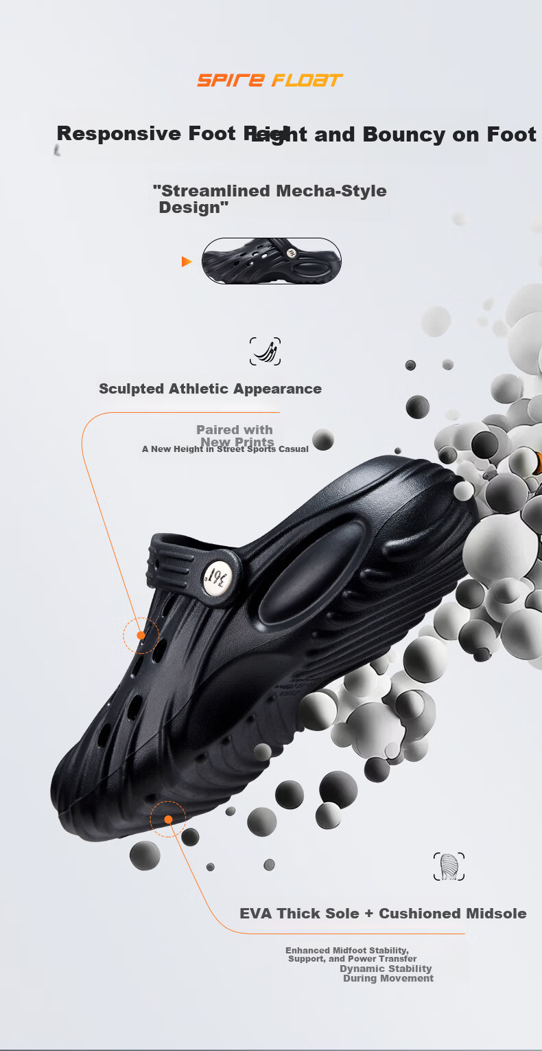 361° Women's Thick-Soled Hollow Sandals 2026 New Summer Wearable Beach Shoes Non-Slip Shock Absorbing Casual Slippers 6