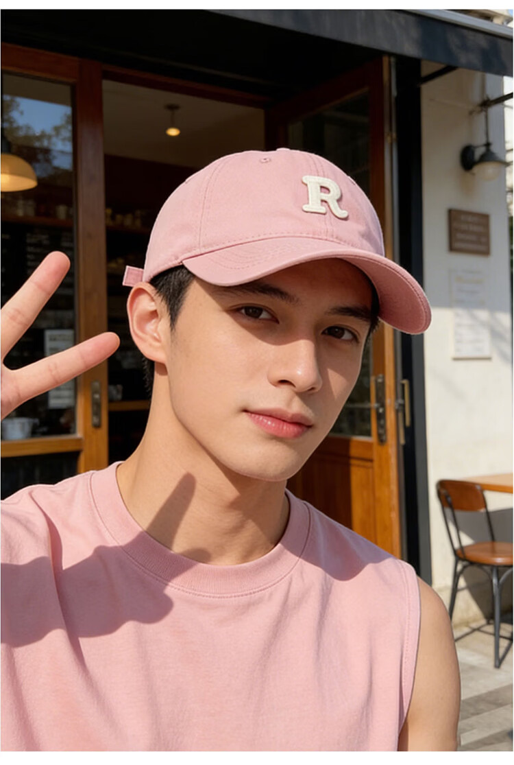 Dussena Embroidered Baseball Cap Duckbill Hat Women's Wide Brim Large Face Slimming Men's New Sun Protection Fashion Korean Style 15