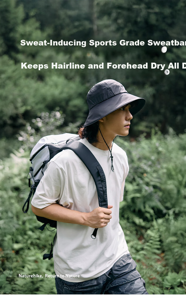 Naturehike Outdoor Lightweight Hiking Fisherman Hat Summer Sun Protection Cap for Men and Women 8