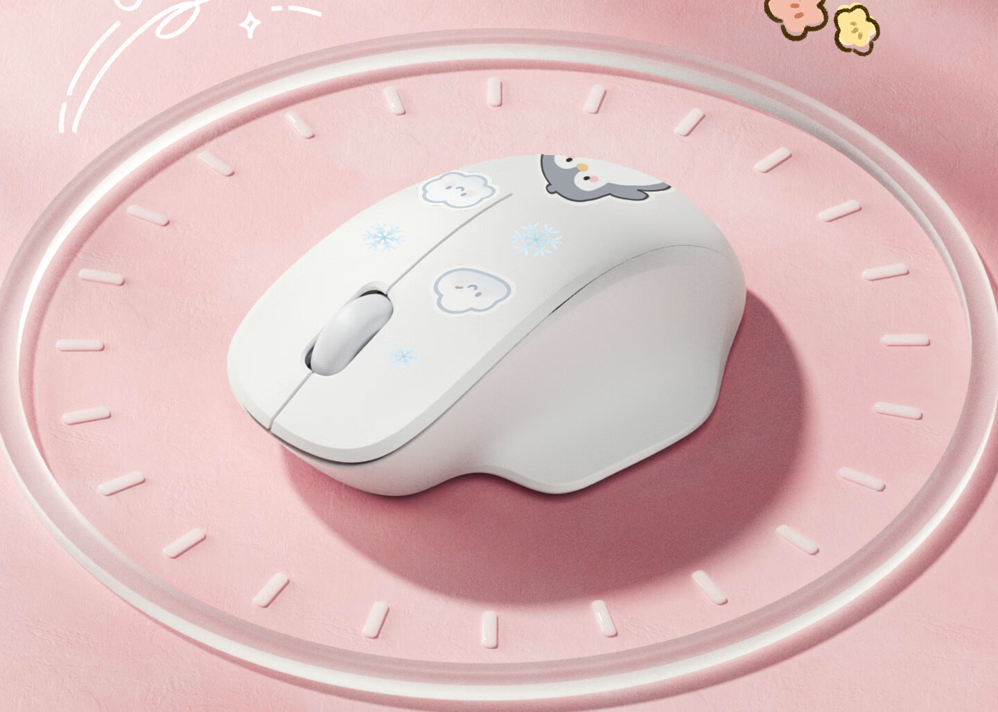 HP Wireless Bluetooth Silent Dual-Mode Cute Design Mouse Office Meeting Drawing Learning Gaming Laptop Ergonomic USB Mouse for Men and Women 18