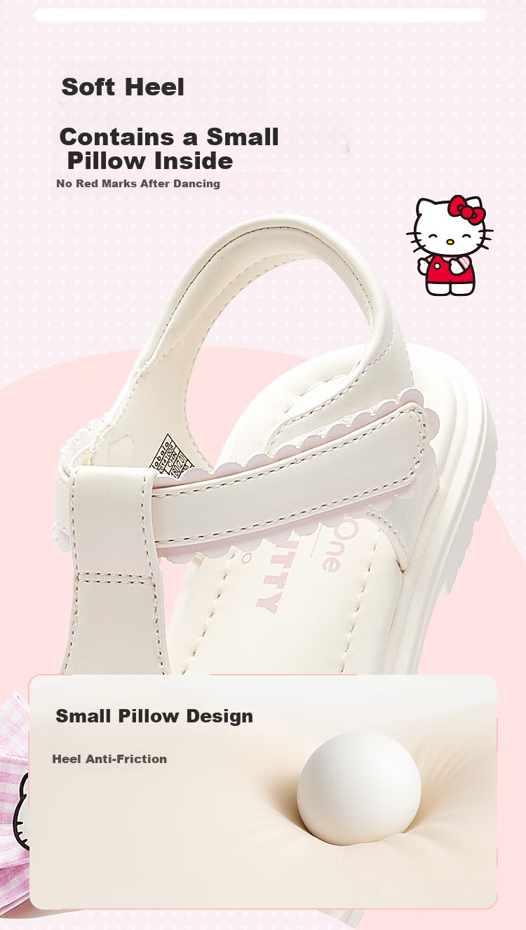 Balabala Sanrio balaOne Kids Sandals Girls 2026 Summer New Breathable Non-slip 5
