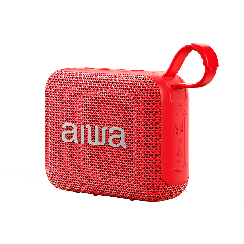 Aiwa AH-17pro Bluetooth Speaker with USB and TF Card Support, Portable Wireless Player for Home, Outdoor, and Square Dance, Red