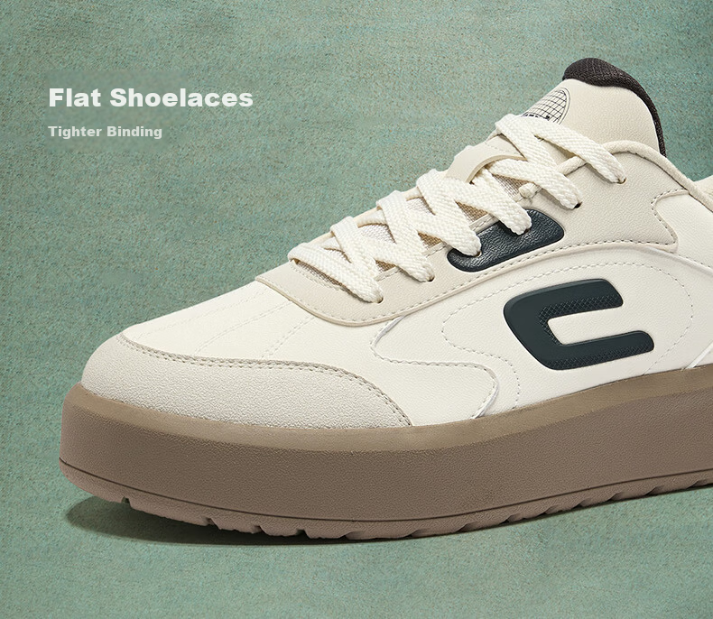 ERKE Men's Sneakers 2026 New Thick-Soled Lightweight White Casual Sports Shoes Elite 17