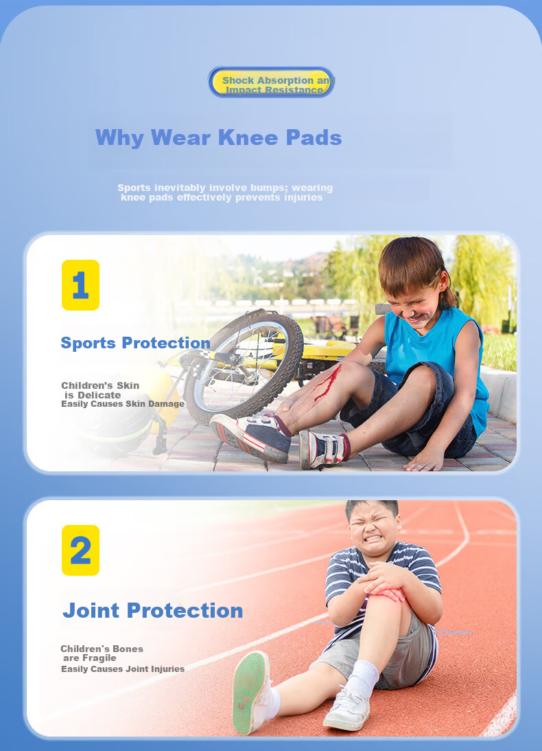 Ousen Kids Basketball Knee Pads Football Sports Professional Knee Protection Anti-Fall Honeycomb Shockproof Gear for Children Playing Basketball 4