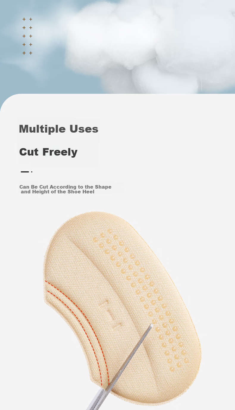 FOOTOPPO Heel Protector Anti-Friction Pads for Shoes High Heels Prevent Heel Slippage 9