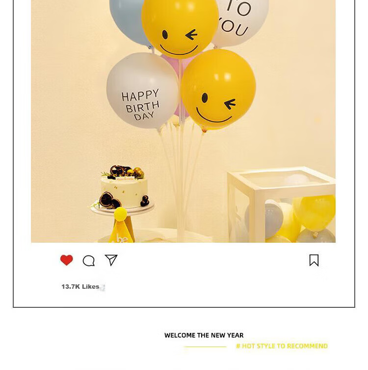 Gongxun Children's Hand-Held Cartoon Birthday Party Decoration, Boys Girls Baby First Birthday Scene Setup, Banner And Bunting 7