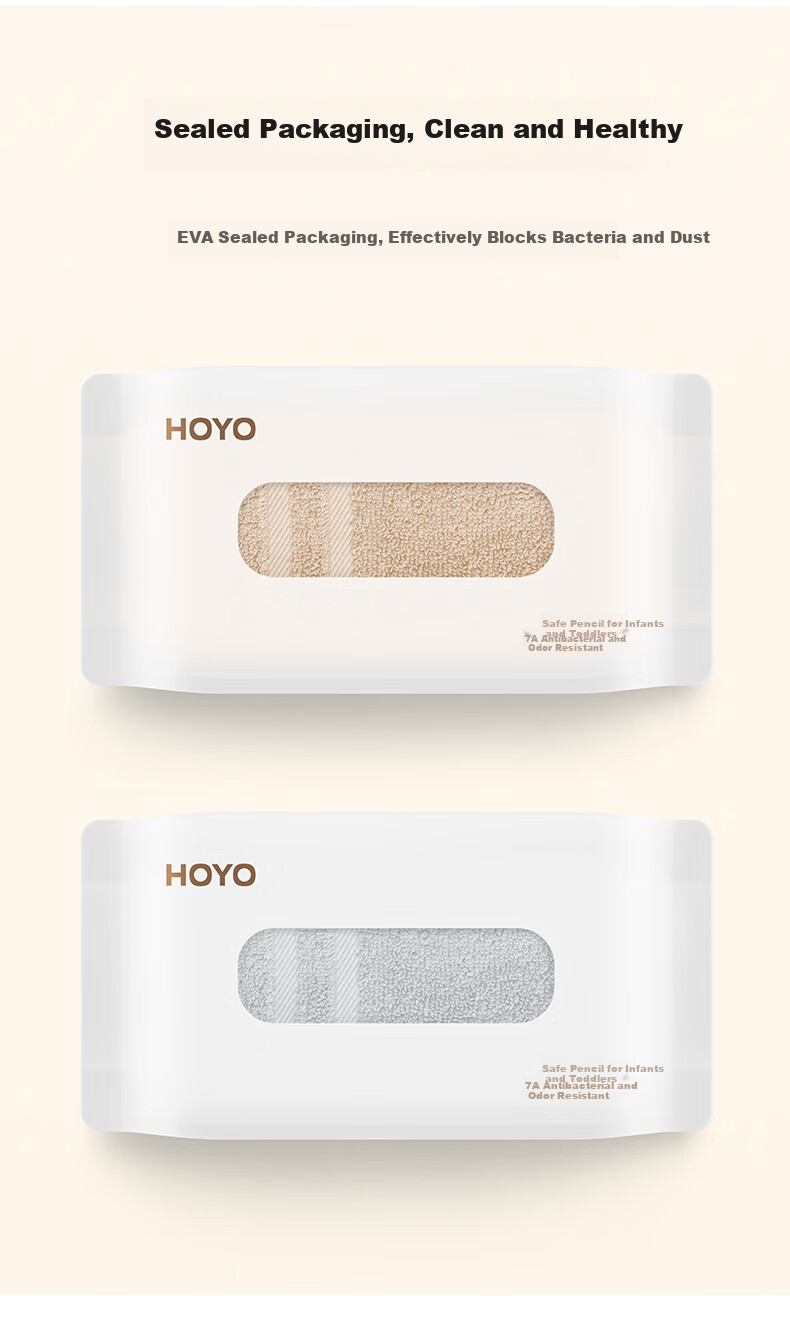 HOYO Japan Pure Cotton Towel Men's Face and Bath Towel Absorbent Quick-Dry Ivory Single Pack 33*60cm Sports 9