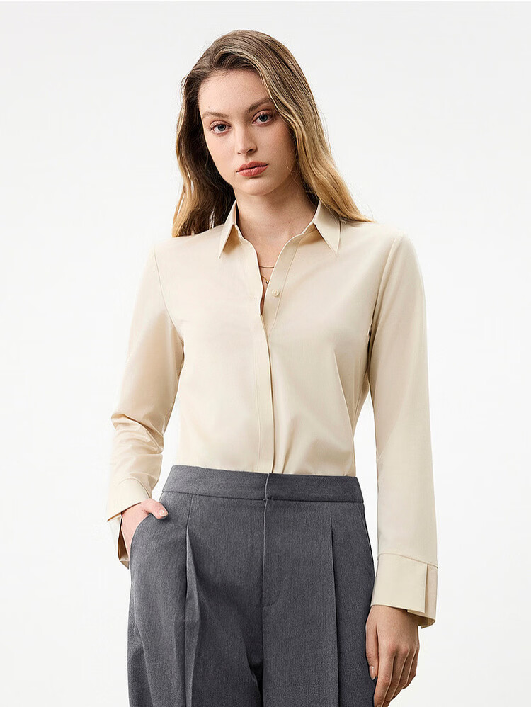 G2000 Modal Stretch Women's Business Commuter Long Sleeve Shirt 2026 Spring Summer Mall Edition 19