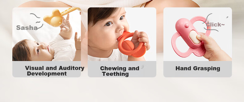 Babycare Suction Cup Spinning Toy Baby Feeding Soothing Companion Finger Exercise - 3 Pieces 5