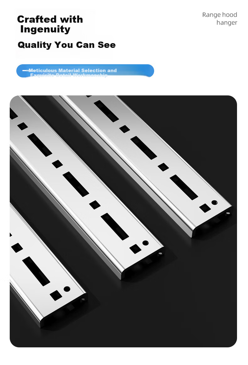 Behind the Scenes Hero Range Hood Window Bracket Balcony Kitchen Universal Range Hood Mount Hollow Wall Installation Range Hood Bracket 1.2m 6